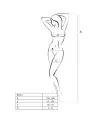 PASSION WOMAN BS014 BODYSTOCKING NEGRO TALLA UNICA