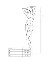 PASSION WOMAN BS016 BODYSTOCKING NEGRO TALLA UNICA