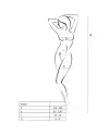 PASSION WOMAN BS019 BODYSTOCKING BLANCO TALLA UNICA