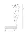 PASSION WOMAN BS036 BODYSTOCKING BLANCO TALLA UNICA