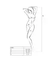 PASSION WOMAN BS045 BODYSTOCKING NEGRO TALLA UNICA