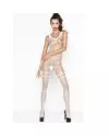 PASSION WOMAN BS045 BODYSTOCKING BLANCO TALLA UNICA