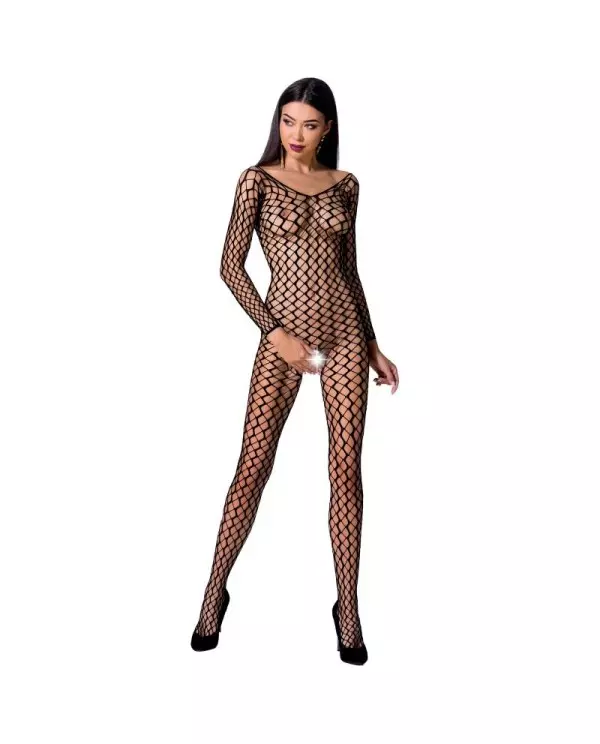 PASSION WOMAN BS068 BODYSTOCKING ROJO TALLA UNICA