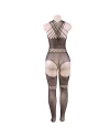 QUEEN LINGERIE BODYSTOCKING CUELLO DE TIRANTAS S L