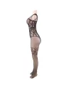 QUEEN LINGERIE BODYSTOCKING CON ABERTURA FLORES S L