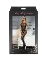 QUEEN LINGERIE BODYSTOCKING CON ABERTURA FLORES S L