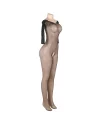 QUEEN LINGERIE BODYSTOCKING MANGA LARGA CON BRILLANTES S L