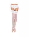 LEG AVENUE MEDIAS BLANCAS AUTOADHESIVAS CON ENCAJE ANCHO