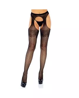 LEG AVENUE MEDIAS CUERPO DE RED Y PUNTITOS TALLA UNICA