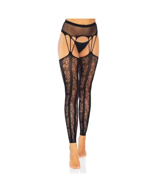 LEG AVENUE MEDIAS SIN PIE CON LIGUERO TALLA UNICA