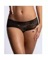 QUEEN LINGERIE PANTIES DE ENCAJE FLORAL ABERTURA TRASERA S M