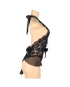 QUEEN LINGERIE TEDDY ESCOTADO DE ENCAJES S M