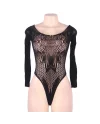 QUEEN LINGERIE LONG SLEEVE TEDDY S L