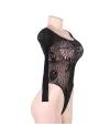 QUEEN LINGERIE LONG SLEEVE TEDDY S L