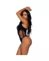 LEG AVENUE BODY TANGA RACERBACK TALLA UNICA NEGRO