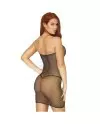 LEG AVENUE VESTIDO CONVERTIBLE DE TUBO NEGRO TU