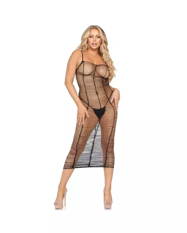 LEG AVENUE VESTIDO LINEAS HORIZONTALES TALLA UNICA