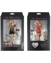 QUEEN LINGERIE VESTIDO CUERPO DE RED MANGA CORTA S L