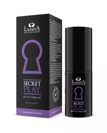 LUXURIA LUBRICANTE PARA JUGUETES SECRET PLAY 30 ML