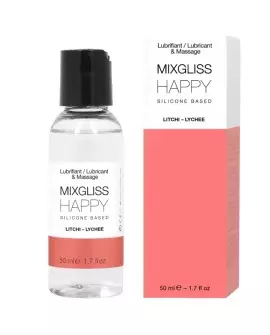 MIXGLISS HAPPY LUBRICANTE SILICONA LITCHI 50 ML