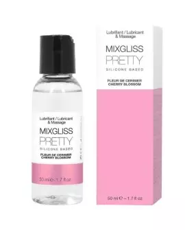 MIXGLISS PRETTY LUBRICANTE SILICONA FLOR DE CEREZA 50 ML