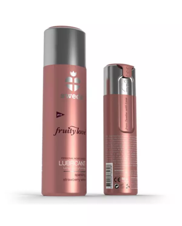 SWEDE FRUITY LOVE LUBRICANTE FRESAS CON CHAMPAGNE 50 ML