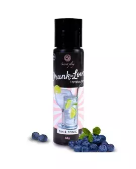 SECRETPLAY LUBRICANTE DRUNK IN LOVE GIN&TONIC 60 ML