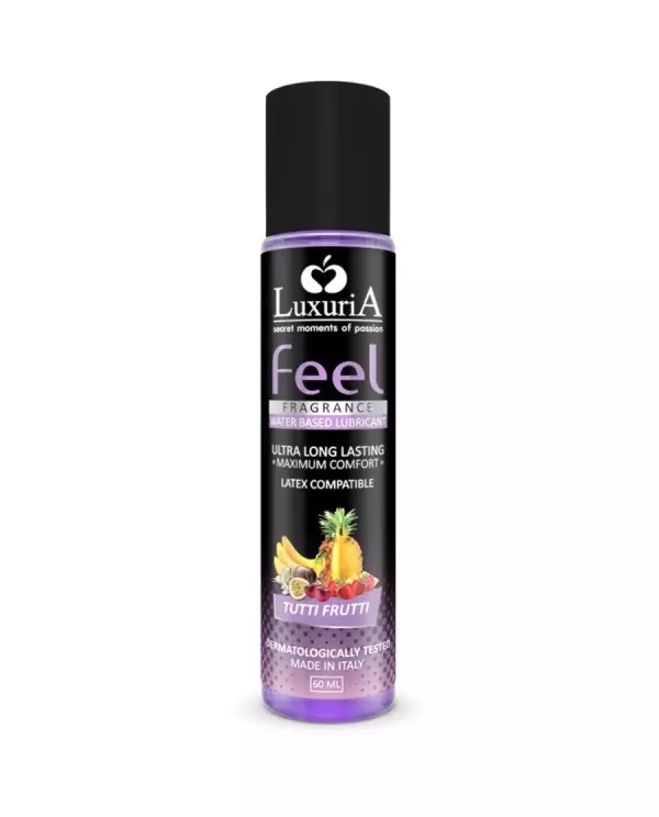 LUXURIA FEEL LUBRICANTE BASE TUTTI FRUTI 60 ML