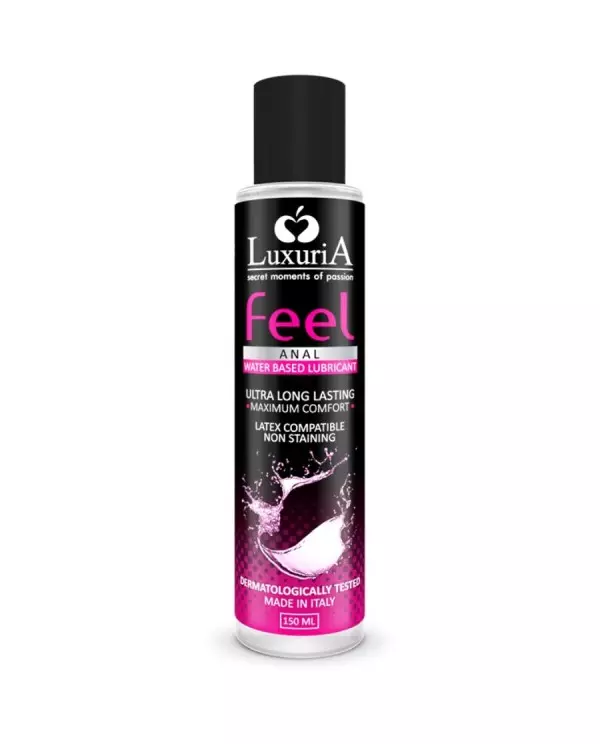 LUXURIA FEEL LUBRICANTE BASE AGUA ANAL 150 ML