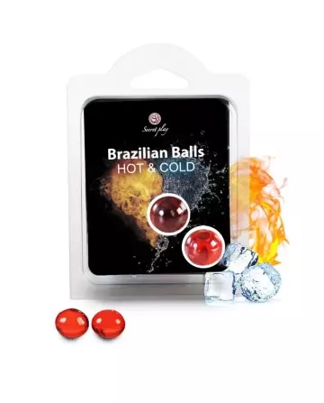 SECRETPLAY BRAZILIAN BALLS EFECTO CALOR FRIO 2 UNIDADES