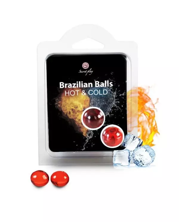 SECRETPLAY BRAZILIAN BALLS EFECTO CALOR FRIO 2 UNIDADES