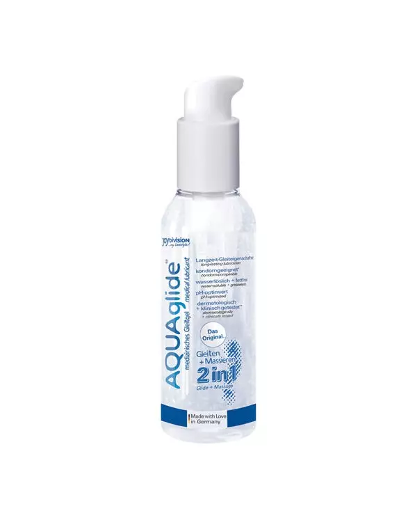 AQUAGLIDE 2 EN 1 LUBRICANTE MASAJE 125 ML