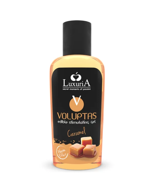 LUXURIA VOLUPTAS GEL ESTIMULANTE COMESTIBLE EFECTO CALOR CARAMELO 100 ML