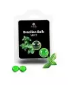 SECRETPLAY BRAZILIAN BALLS MENTA SET 2 BOLAS