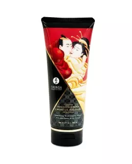 SHUNGA CREMA MASAJE FRESAS CON CHAMPAGNE 200ML