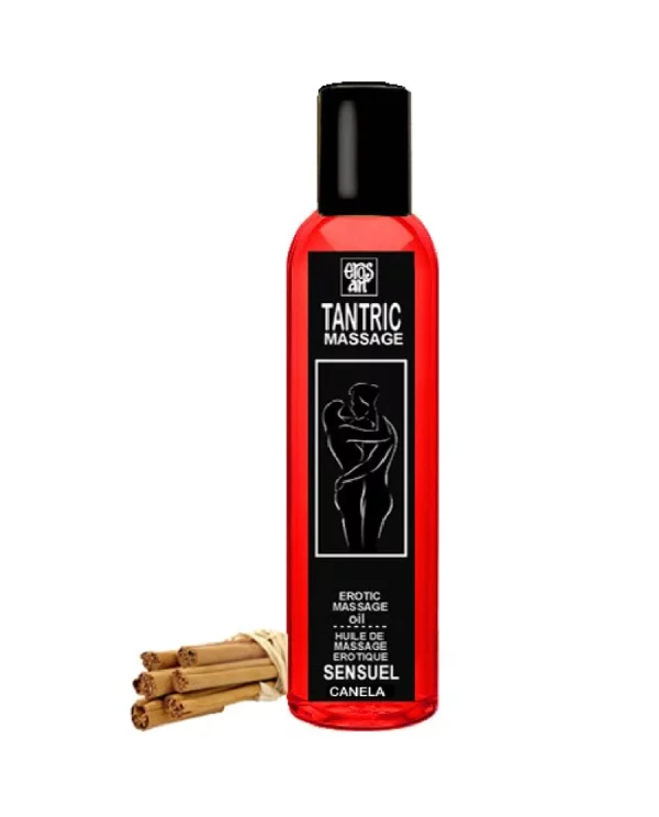 EROS ART ACEITE MASAJE TANTRICO NATURAL Y AFRODISiACO CANELA 200ML