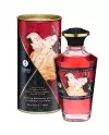 SHUNGA ACEITE MASAJE EFECTO CALOR SABOR CAVA CON FRESAS 100 ML