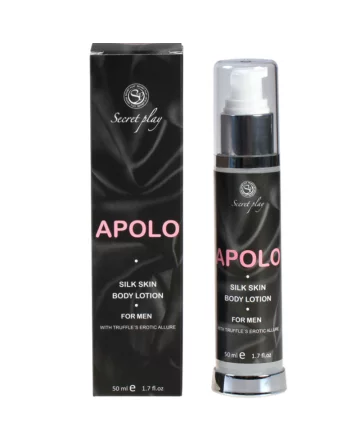 SECRETPLAY APOLO LOCION PIEL DE SEDA PARA HOMBRES 50 ML