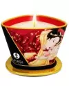 SHUNGA MINI CARESS BY CANDELIGHT VELA MASAJE FRESA Y VINO 170ML