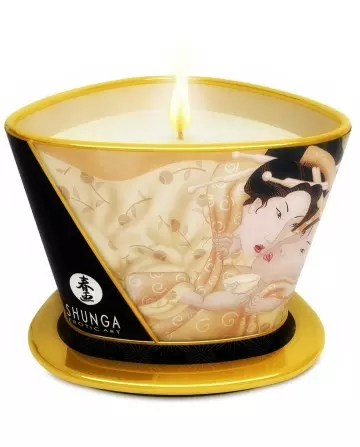 SHUNGA MINI CARESS BY CANDELIGHT VELA MASAJE VAINILLA 170ML