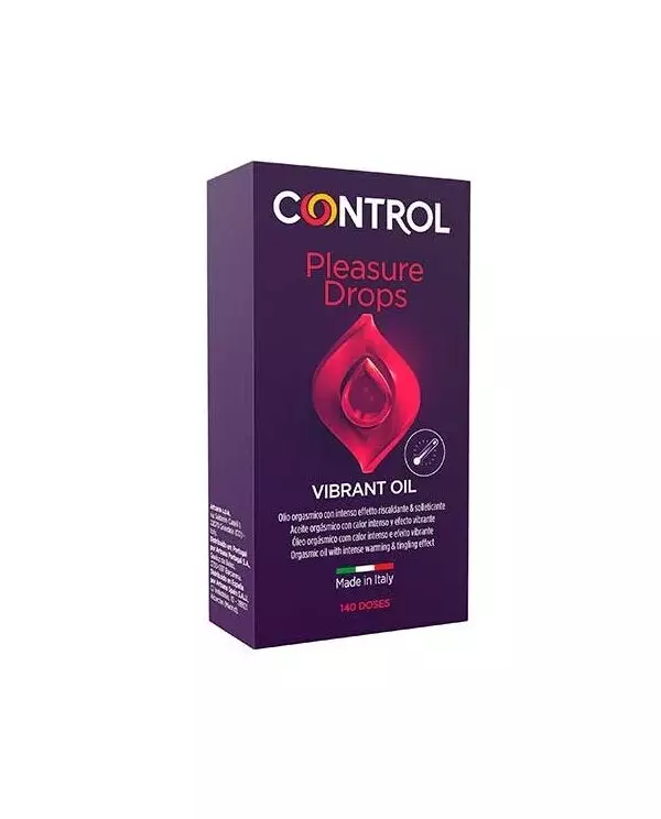 CONTROL PLEASURE DROPS ACEITE VIBRADOR