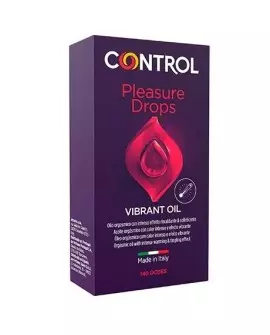 CONTROL PLEASURE DROPS ACEITE VIBRADOR