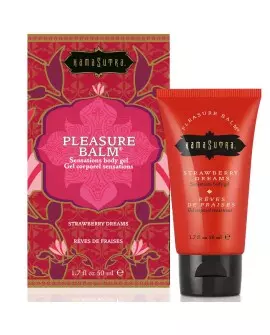 KAMASUTRA BALSAMO PLACER ESTIMULANTE SABOR SUEÑOS DE FRESA 50ML