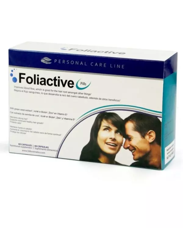 FOLIACTIVE PILLS COMPLEMENTO ALIMENTICIO CAIDA PELO