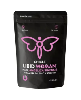 WUG LIBID WOMAN CHICLES AUMENTO LIBIDO MUJER 10 UNIDADES