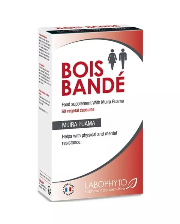 BOIS BANDe COMPLEMENTO ALIMENTICION RESISTENCIA FISICA Y MENTAL 60 CAP