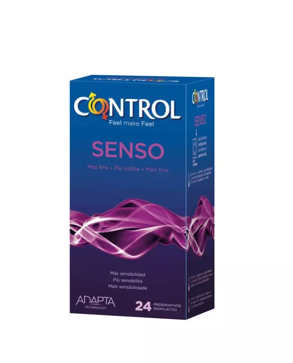 CONTROL SENSO PRESERVATIVOS 24 UNIDADES