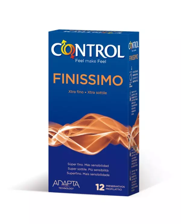 CONTROL FINISSIMO PRESERVATIVOS 12 UNIDADES