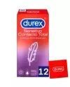 DUREX SENSITIVO CONTACTO TOTAL 12 UDS