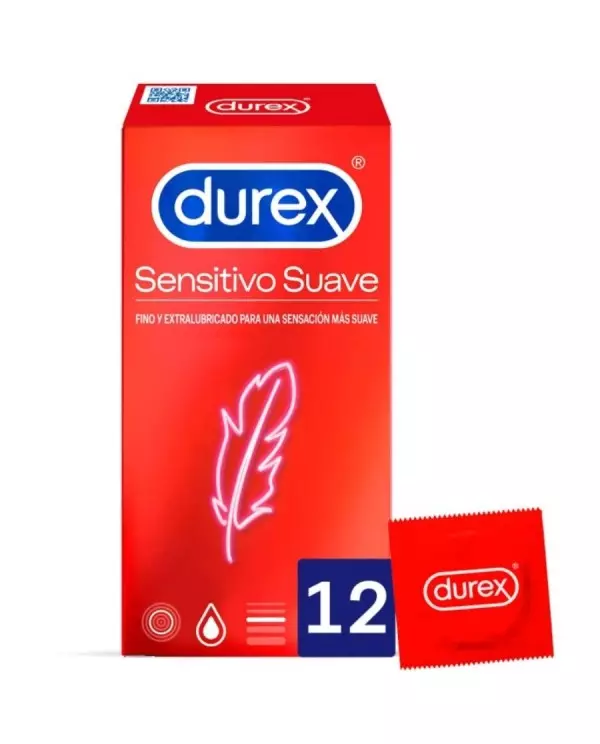 DUREX SENSITIVO SUAVE 12 UDS